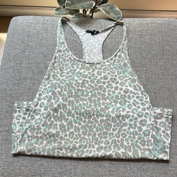 Y2K Vintage Urban Outfitters Racer Back Cheetah Print Tank , Size: Small - Picture 7 of 17
